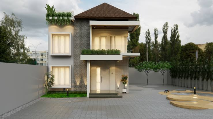 Desain Rumah Ukuran 6x12 Dengan 3 Kamar Foto