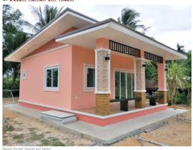 Desain Rumah Ukuran 6x7 Keren