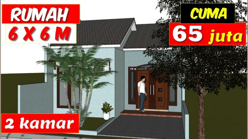 Desain Rumah Ukuran 6x7 Sederhana