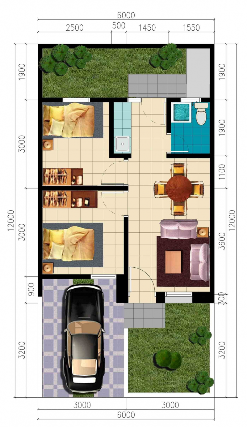 Foto Desain Rumah Ukuran 6x7