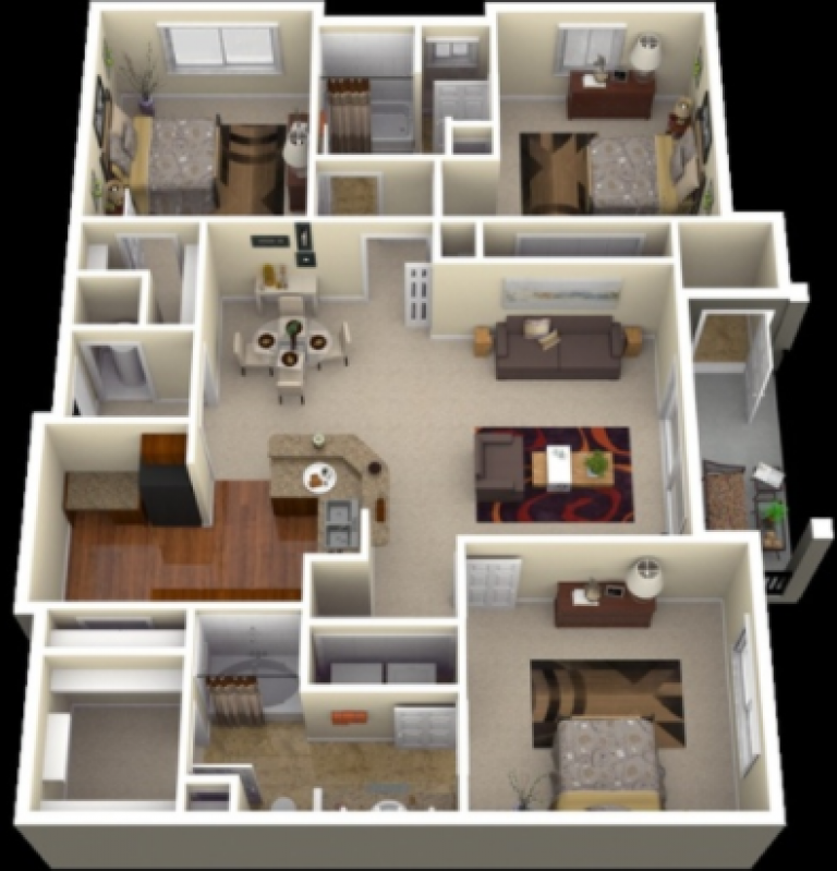 Contoh Desain Rumah Ukuran 8x10