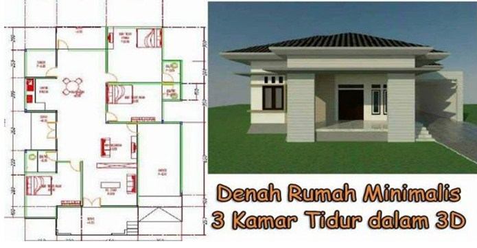 Desain Rumah Ukuran 8x10 Contoh