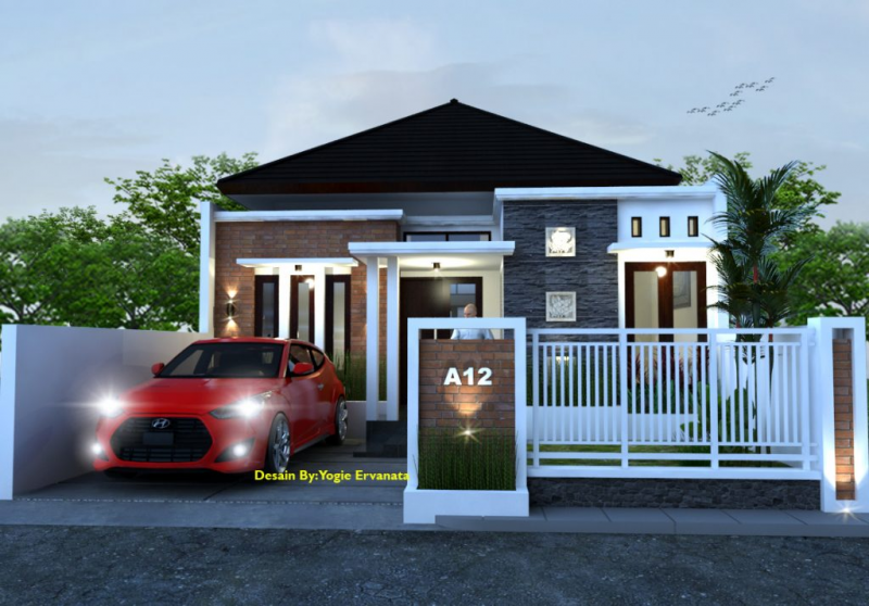 Desain Rumah Ukuran 8x10 Kekinian