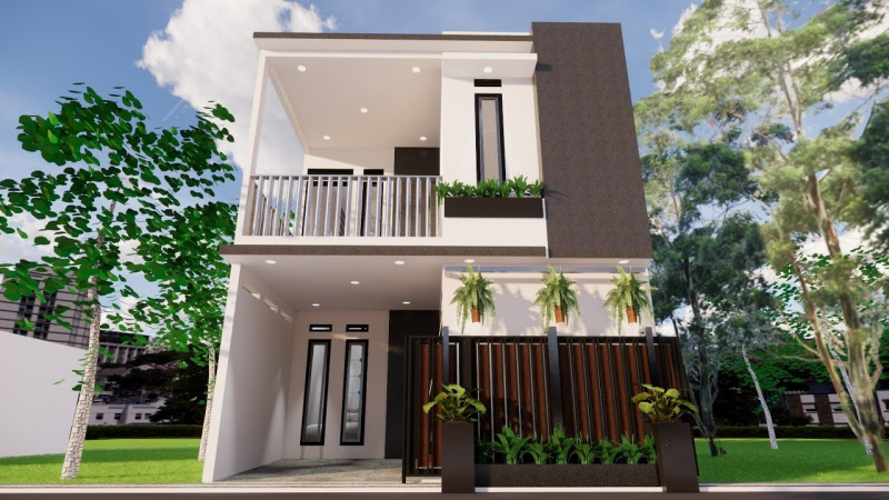 Desain Rumah Ukuran 6x9 3 Kamar Tidur Minimalis Terbaru