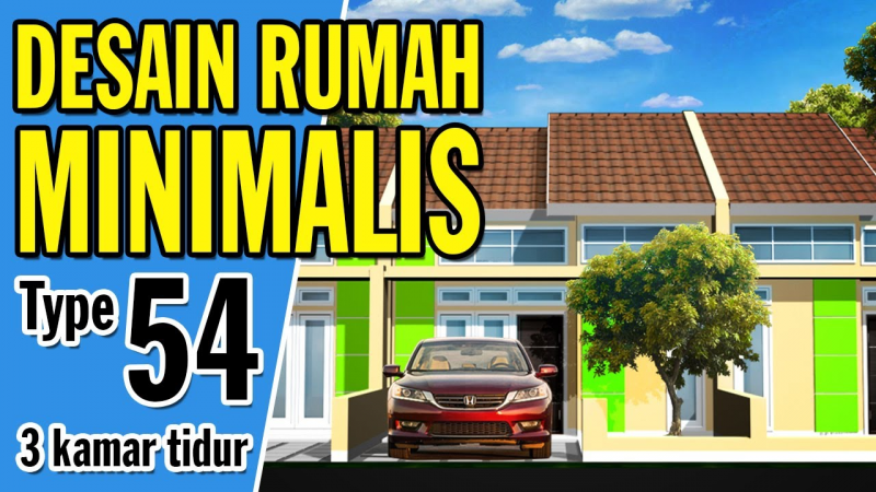 Ide Desain Rumah Ukuran 6x9 3 Kamar Tidur