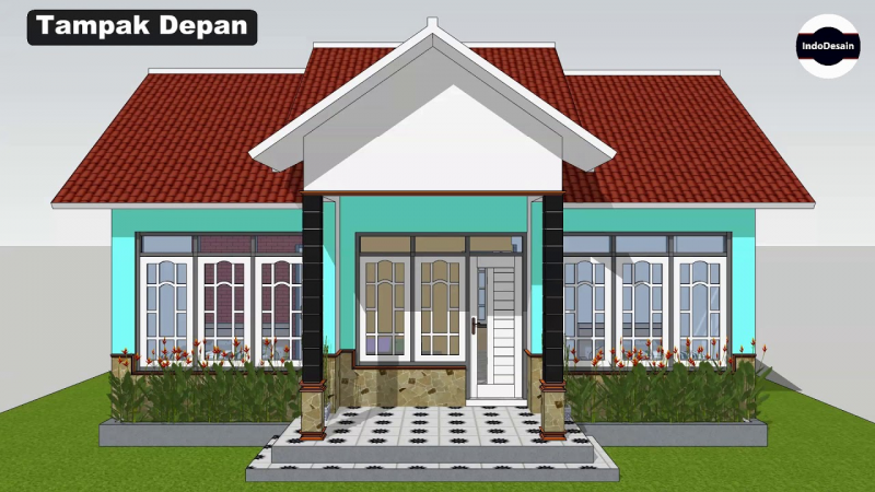 Inspirasi Desain Rumah Ukuran 6x9 3 Kamar Tidur