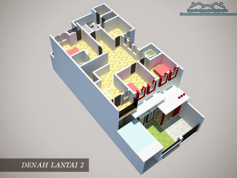 Desain Rumah Ukuran 9x12 Kekinian