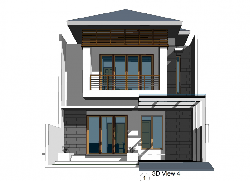 Contoh Desain Rumah Ukuran 9x12