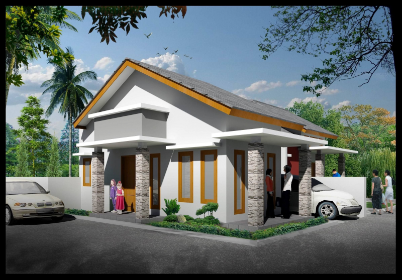 Contoh Desain Rumah Ukuran 7x12