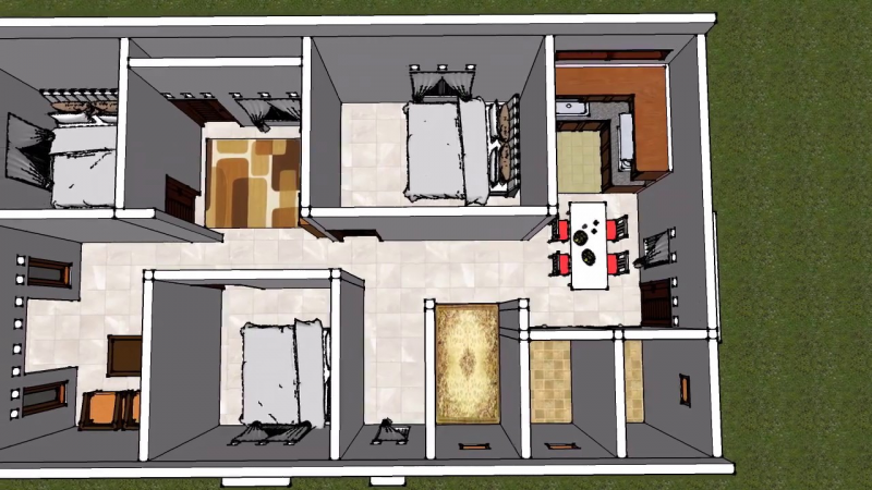 Desain Rumah Ukuran 7x12 Terupdate