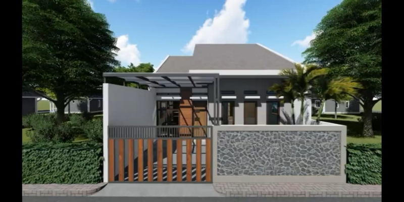 Desain Rumah Ukuran 6x8 Kekinian