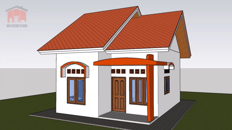 Desain Rumah Ukuran 6x8 Sederhana