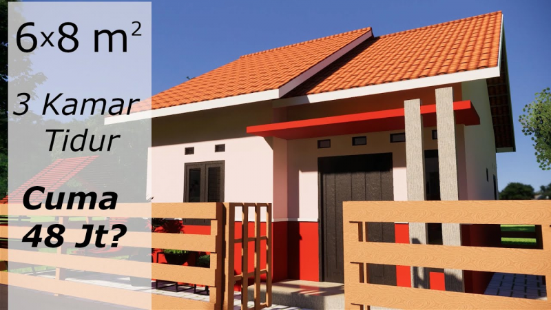 Inspirasi Desain Rumah Ukuran 6x8