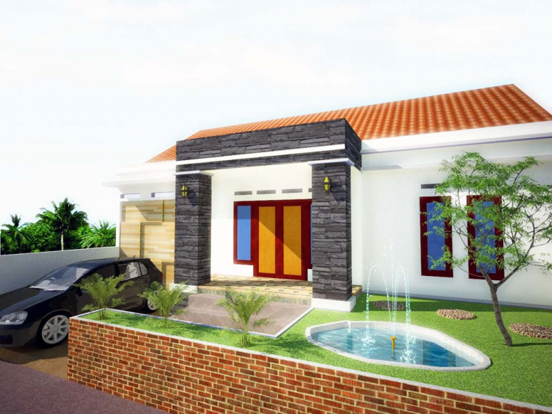 Desain Rumah Unik dan Murah Sederhana