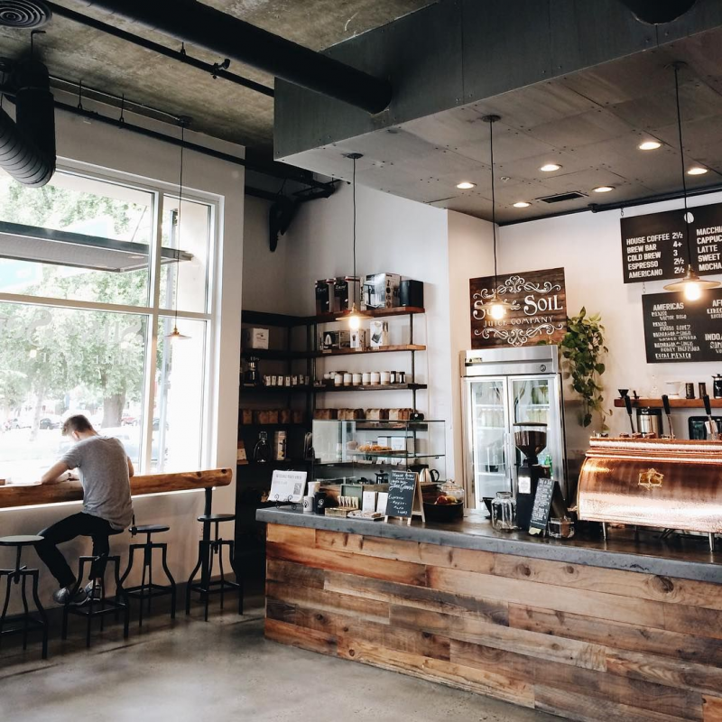 Desain Bar Cafe Klasik