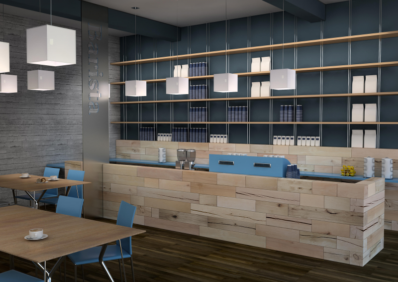 Desain Cafe Kopi Sederhana Minimalis