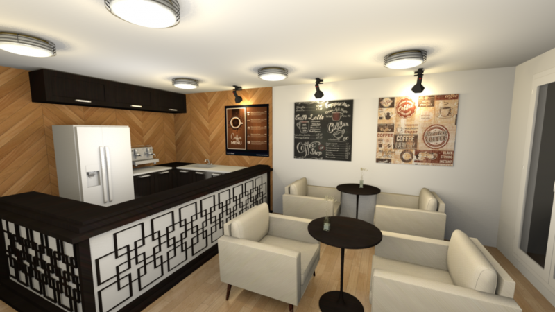 Contoh Desain Cafe Minimalis Rumahan
