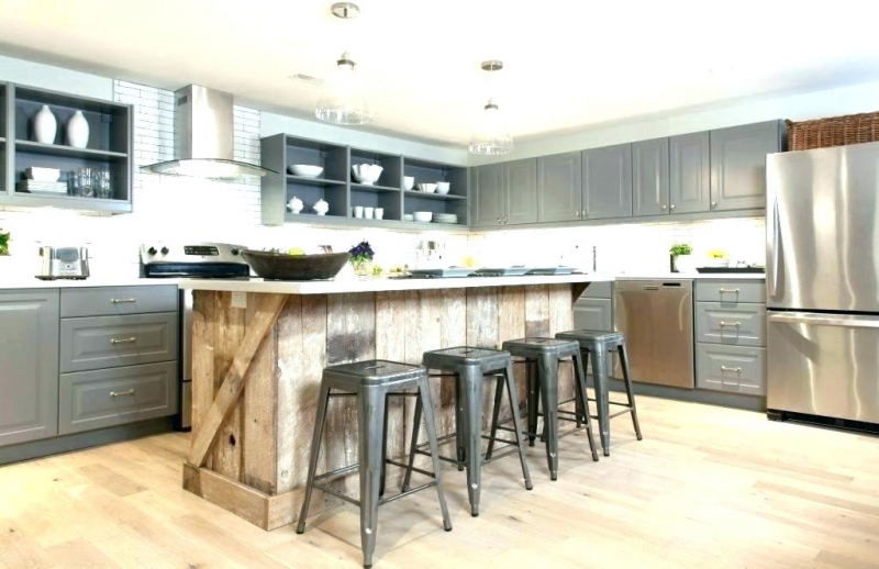 Abu-abu yang minimalis untuk dapur anda