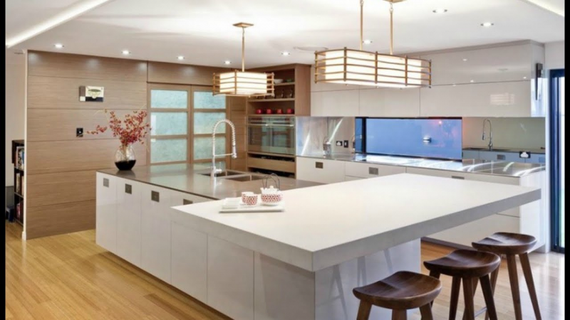 Perpaduan warna netral dengan warm tone yang menarik