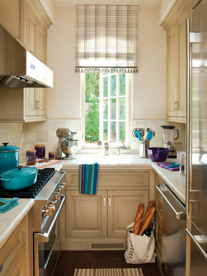 Buat suasana yang hangat dan nyaman di dapur anda