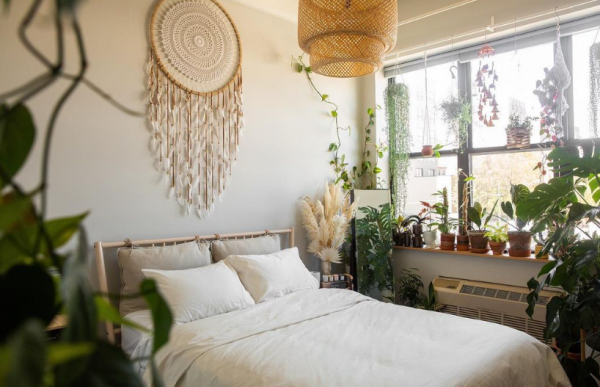 Boho chic dengan perpaduan bohemian dan gaya modern