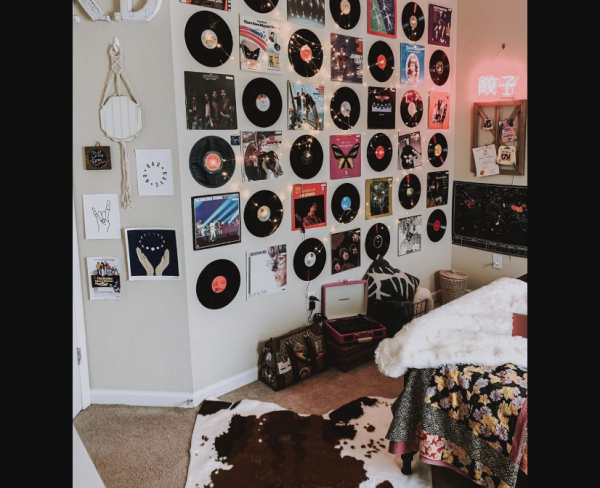 Dekorasi dinding retro