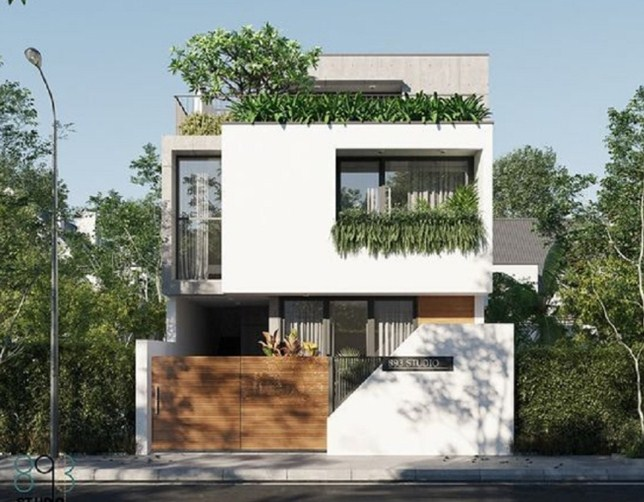 30 Contoh dan Inspirasi Desain Rumah Kecil 2 Lantai