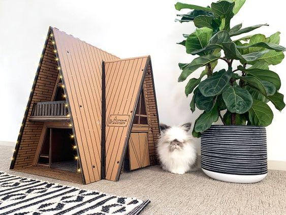 Aneka Desain Kandang Kucing Yang Cantik Dan Keren, Bikin Nyaman