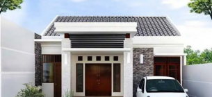 30 Contoh Denah dan Desain Rumah 6x10 60m3