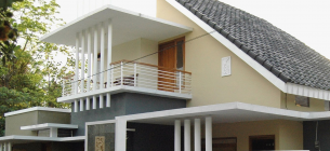 30 Contoh Desain Atap Miring Ke Belakang Untuk Rumah Minimalis