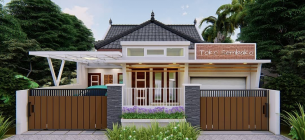 30 Konsep Desain Rumah dan Toko Kelontong