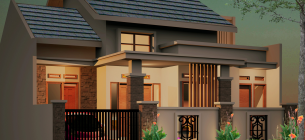 Contoh Desain Rumah 7x15 Meter Minimalis dan Modern