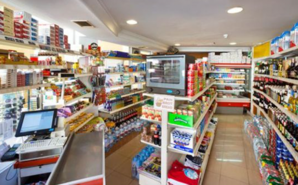 Toko Sembako Modern Rak Elegan