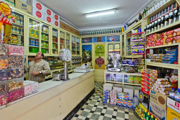 Toko Sembako Modern Geometris