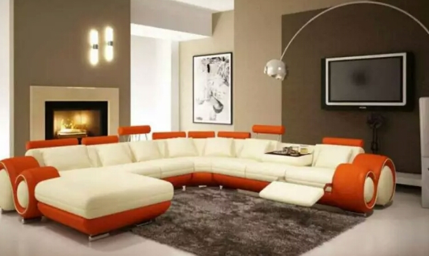 Cat Ruang Tamu Minimalis warna coklat cream