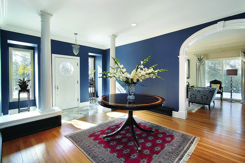 Kombinasi warna cat minimalis Abu-abu putih