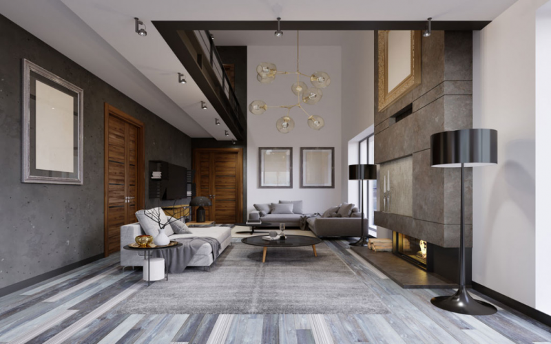 Kombinasi warna cat minimalis abu-abu