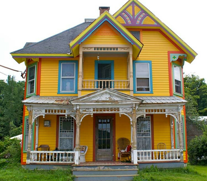 Kombinasi warna cat minimalis warna warni