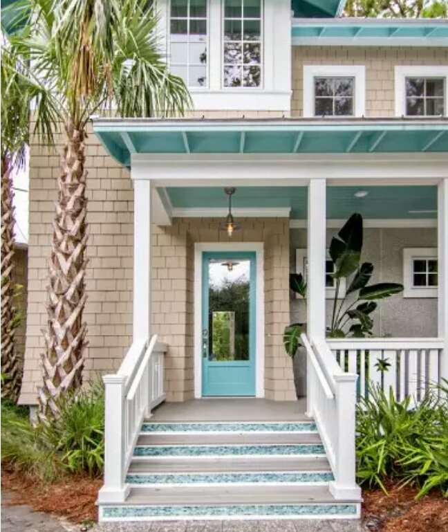 Cat tembok toska dan cream