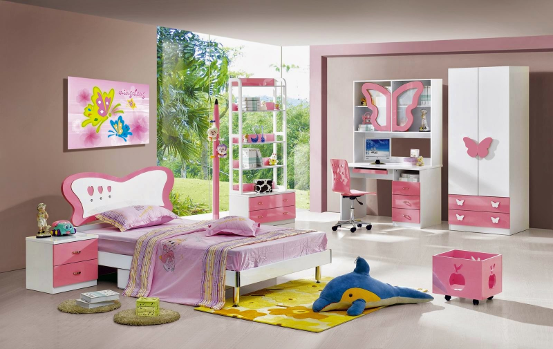 Cat Kamar Anak Minimalis pink lembut