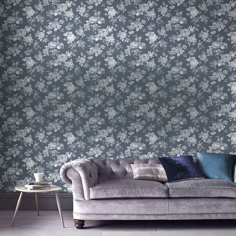 Wallpaper Dinding Minimalis Motif Daun Klasik