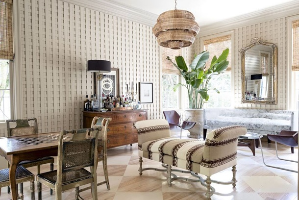 Konsep Dinding kayu klasik