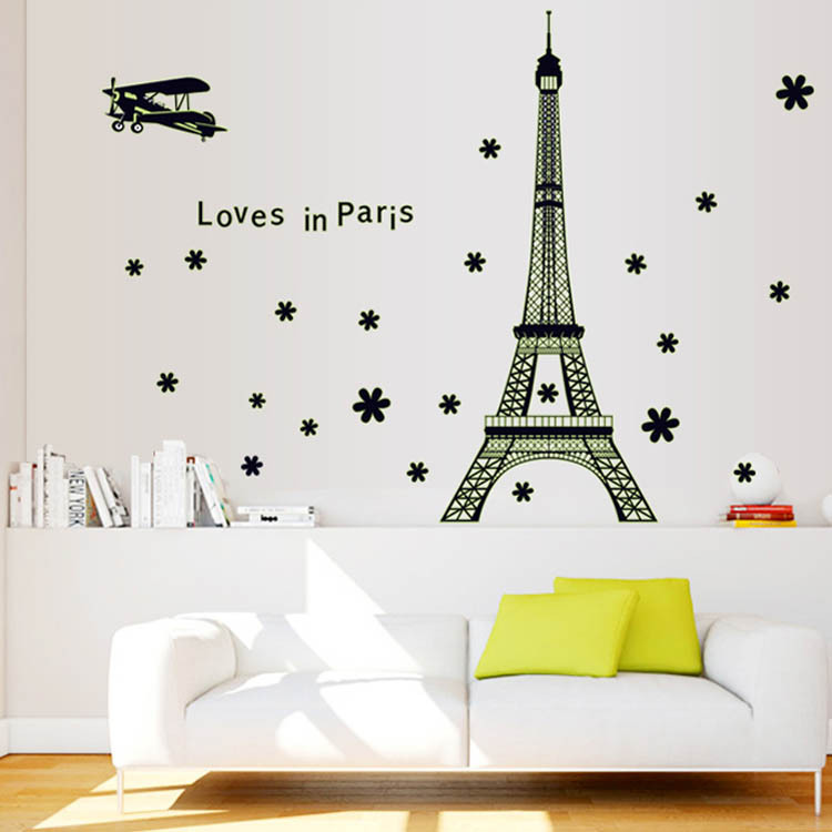 Sticker sebagai hiasan dinding