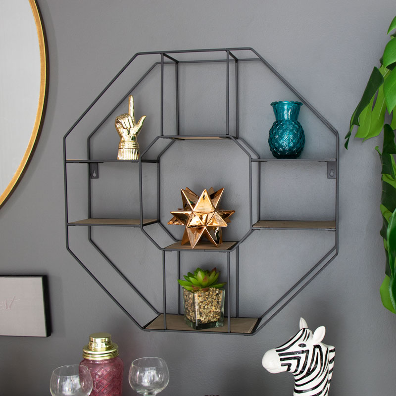 Rak Dinding Minimalis Ruang Tamu Dari Besi