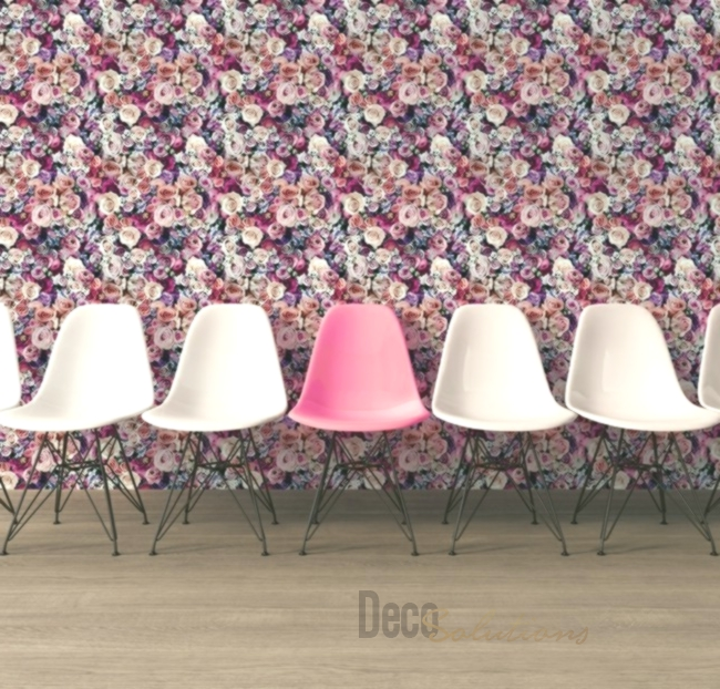 Gambar Walpaper Dinding mutif bunga-bunga