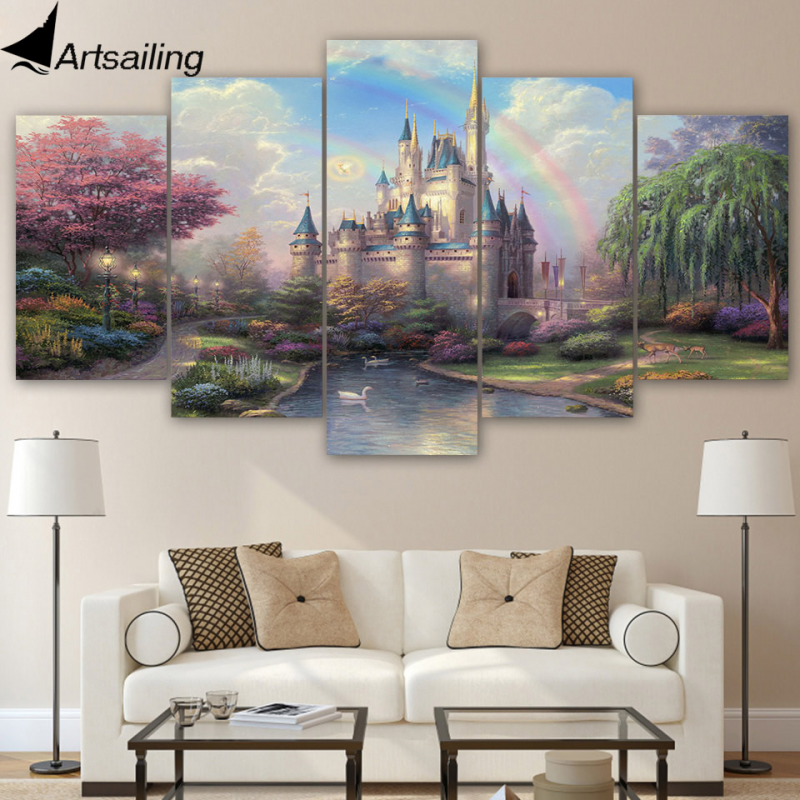 Hiasan Dinding Ruang Tamu lukisan yang indah