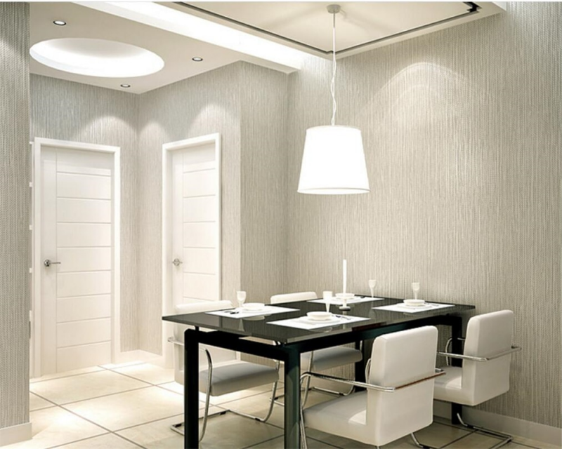 Motif Walpaper Dinding Ruang Tamu garis garis