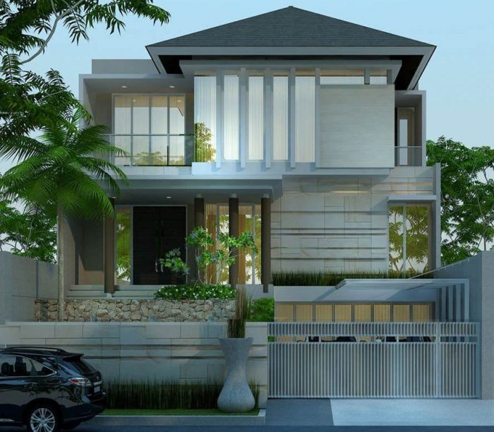 Garasi Luar + Dalam (satu Mata Pagar)