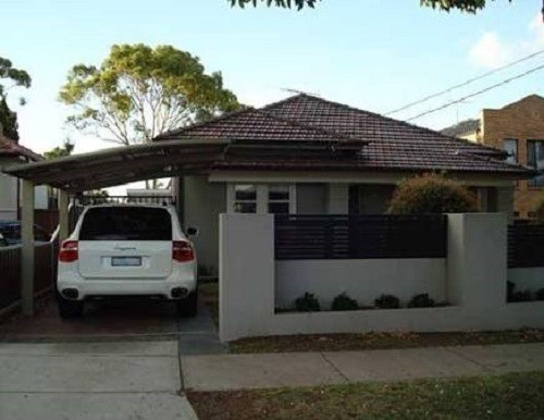 Agar Garasi minimalis, anda tak perlu balutan dinding