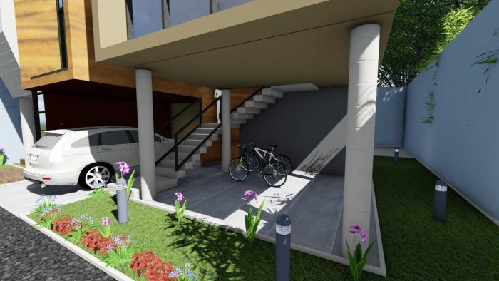 garasi tak perlu atap